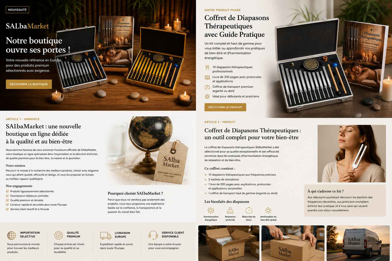 SAlbaMarket : une nouvelle boutique en ligne dédiée à la qualité et au bien-être en Europe