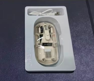Transparent Wireless Mouse Rose