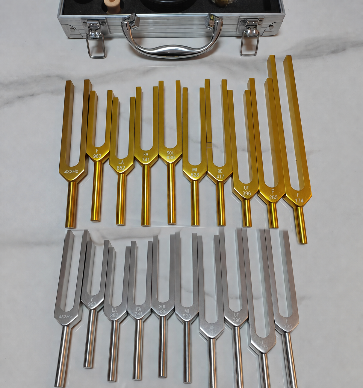 Kit de diapason therapeutique + Le livre