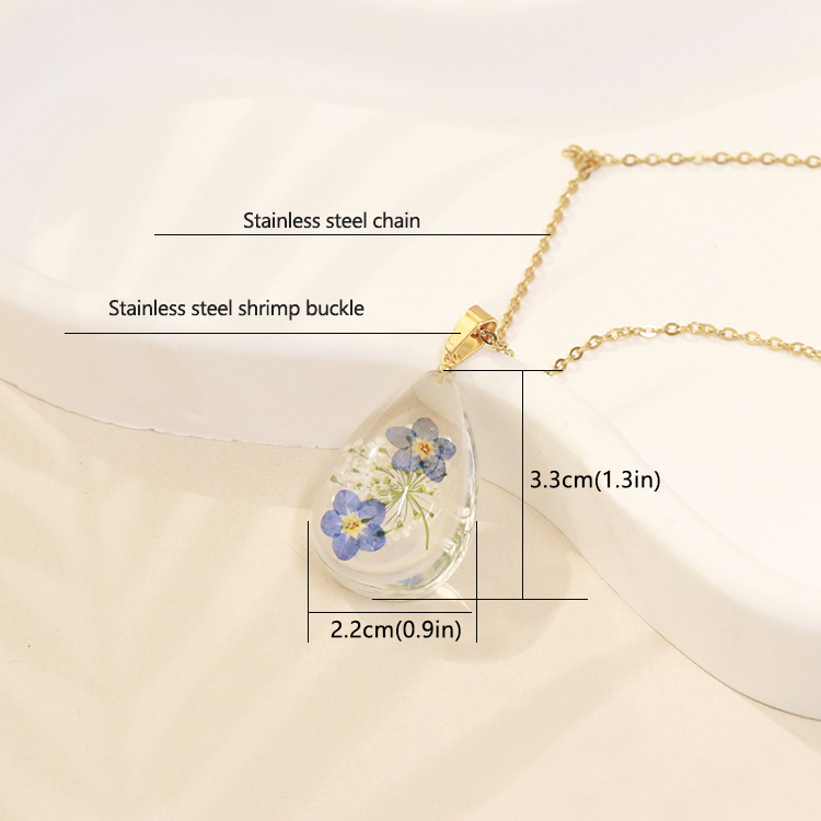 Flower Necklace gold